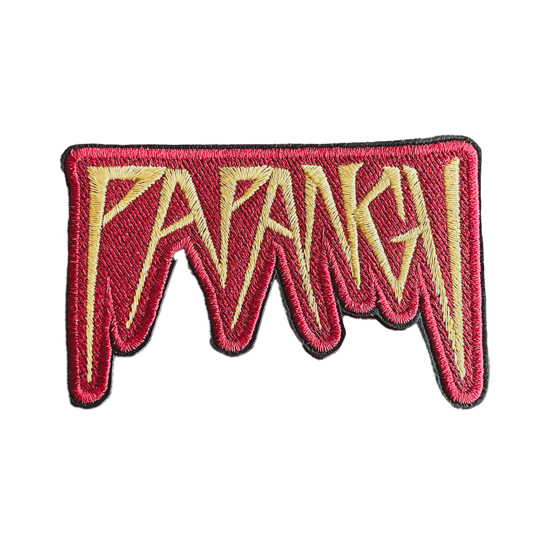 Papangu - Logo vermelho com dourado