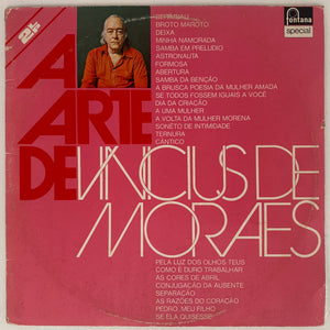 Vinicius De Moraes — A Arte De Vinicius De Moraes (LP Vinyl Record, used)